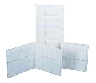 Series 65 HEAVY DUTY intake panel Series 65 panels and links are designed for heavy duty crossdraft intake air filtration in paint spray booths in the automotive refinishing and industrial finishing