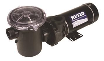 Pumps G 213 Hi-Flo Pumps - Aboveground Installation Powerful Side Discharge Performance. Wet End Can be Rotated for Easy Installation. Large 6 Pump Trap and Clear 1-Piece Lid. W000195.