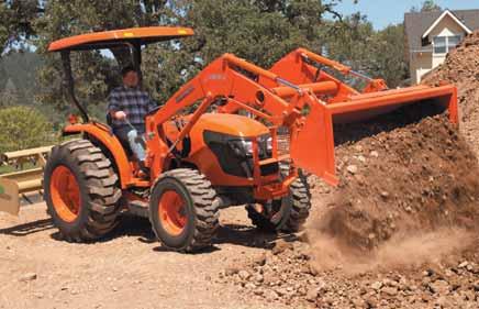 These versatile 2WD and 4WD machines boast the ability to