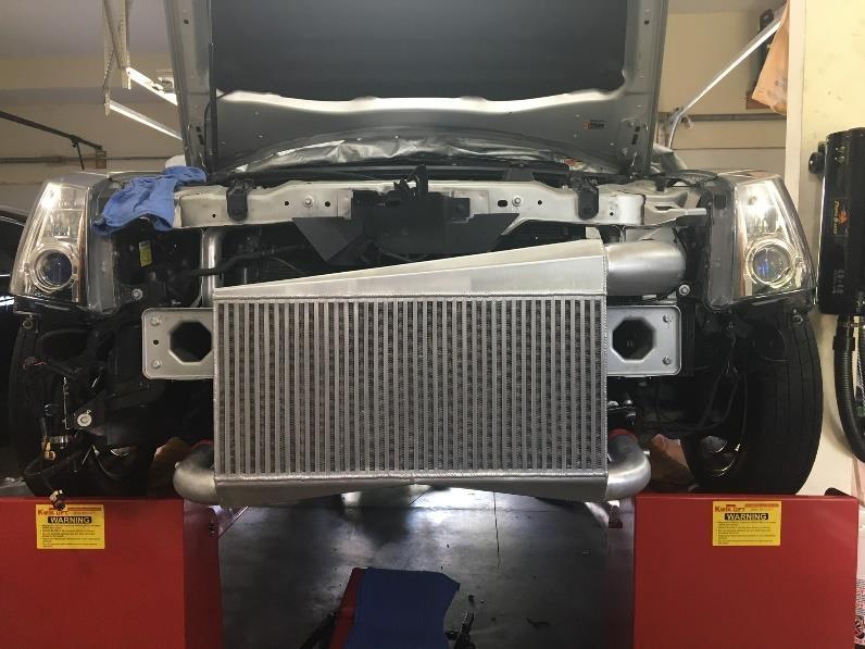 43 44 Install intercooler using four M8x35mmx1.25 bolts and nuts.
