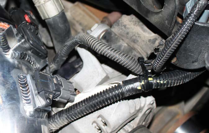 Install the supplied HSM intake pipe and position the pipe so that it has proper clearance for surrounding components.