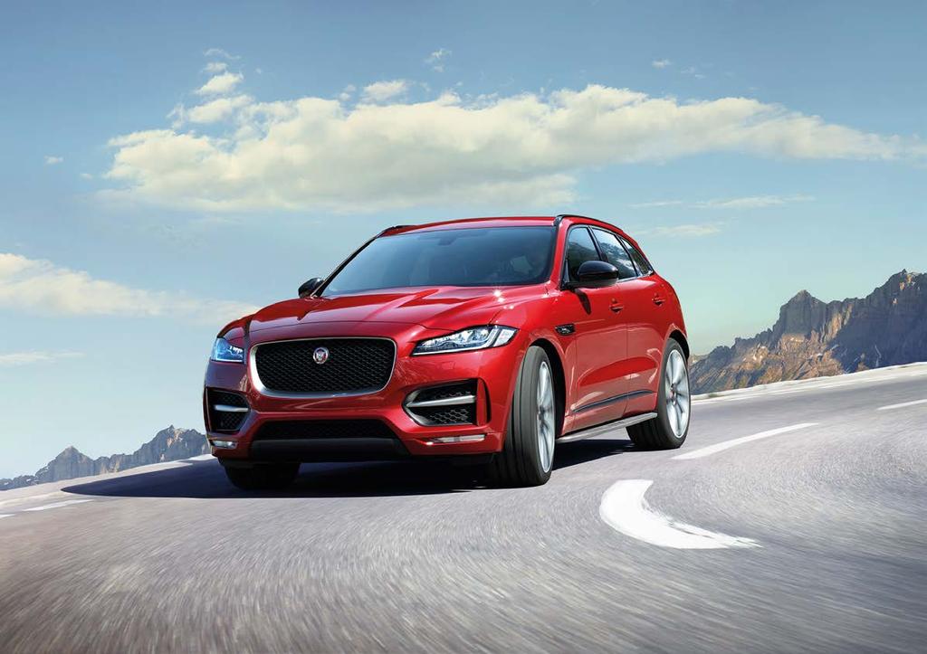 YOUR JAGUAR F-PACE EXPERIENCE JAGUAR GEAR Your Jaguar F-PACE was designed to handle every twist and turn flawlessly and elegantly.
