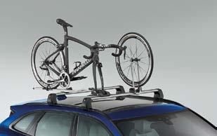A maximum of three holders can be fitted. Maximum cycle weight 20kg per carrier.