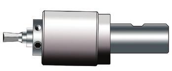 cam-style screw machines. Recommended for broaching profiles smaller than 2mm in diameter. Eccentric Spindle Design: This unit is designed off-center.