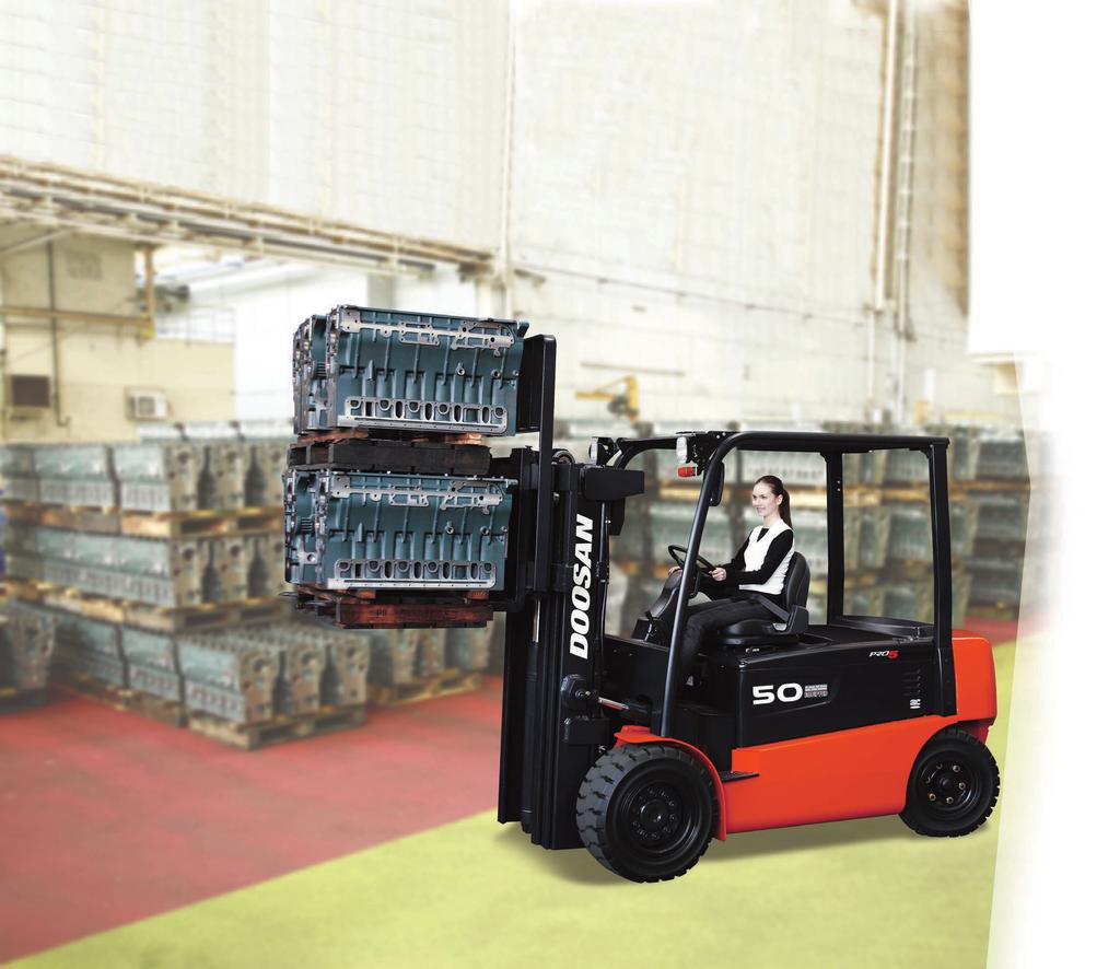Prductive, But Energy Efficient! The bttm line fr evaluating a lift truck is PRODUCTIVITY... and that s where the Pr5 Series really stands ut.