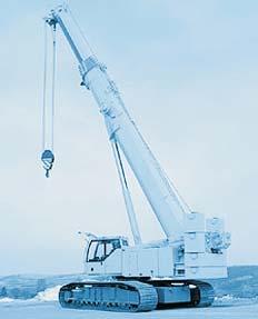 Crawler LTR 1100 The LTR 1100 unites the advantages of a telescopic crane and those of a crawler crane. The crawler chassis has outstanding off-road capabilities and manoeuvrability.