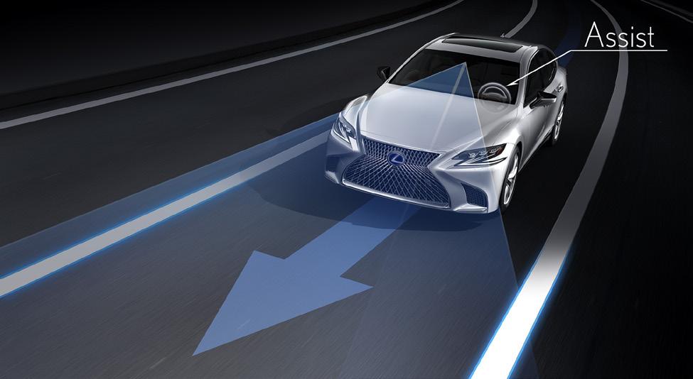 ALL-SPEED DYNAMIC RADAR CRUISE CONTROL Availability: LS 2019 ES 2019 UX 2019 Dynamic Radar Cruise Control 6 is a high-tech cruise control system that uses a front grille-mounted radar and a