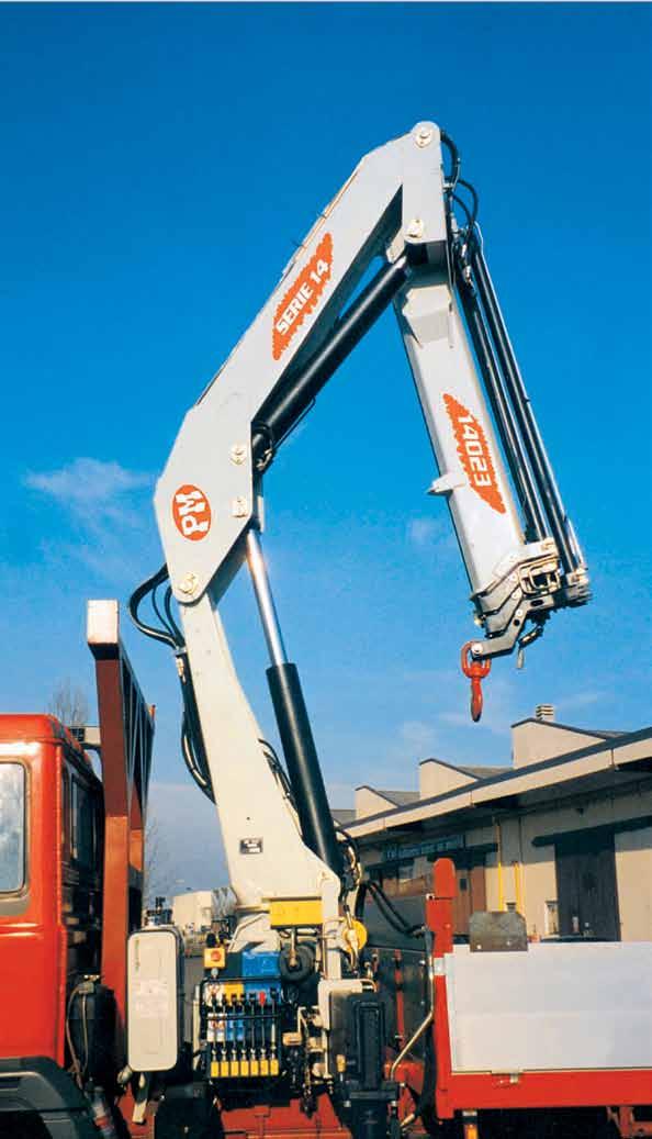 DEVELOPED AND DESIGNED AS PER CUSTOMERS NEED PM Boom Truck Crane PM was founded in 1959 in Modena, the first Italian