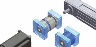 Choose from a variety of inline and right angle gearboxes that connect directly with actuators as well as the necessary mounting adapters, couplings, and rack/pinion components to transform