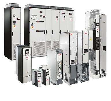 INDUSTRIAL DRIVES ACS880 0.55 to 5600 kw (0.75 to 7500 hp) ACS2000 250-3200 kw (300 to 3000 hp) DCS800 20 to 20000 A DC 10 kw to 18 MW (13.6 to 24500 hp) DCS880 20 to 20000 A DC 10 kw to 18 MW (13.