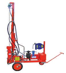 Total weight without hammer :... 850 kg Max. height under PAJOT AIR HAMMER 300 :...2350 mm Leader stroke :.