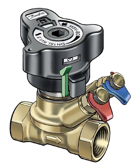 Manual presetting valves LENO MSV-BD Description LENO MSV-BD is a range of manual valves for balancing flow in heating, cooling and domestic hot water systems.