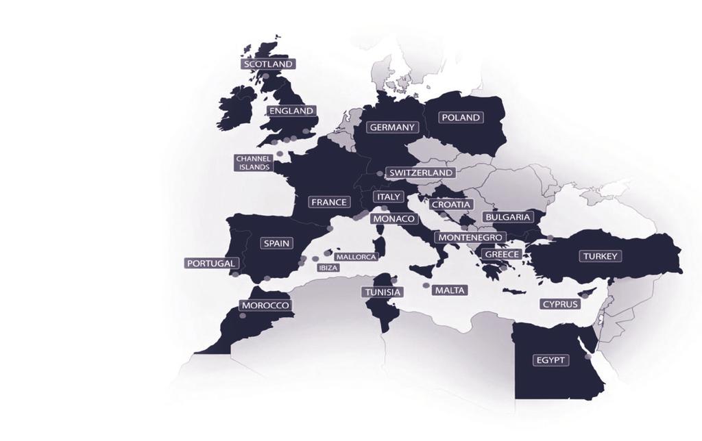 Where are we? Truly global Sunseeker Brokerage has a truly global presence with over 35 offices in 17 territories and growing, including the U.