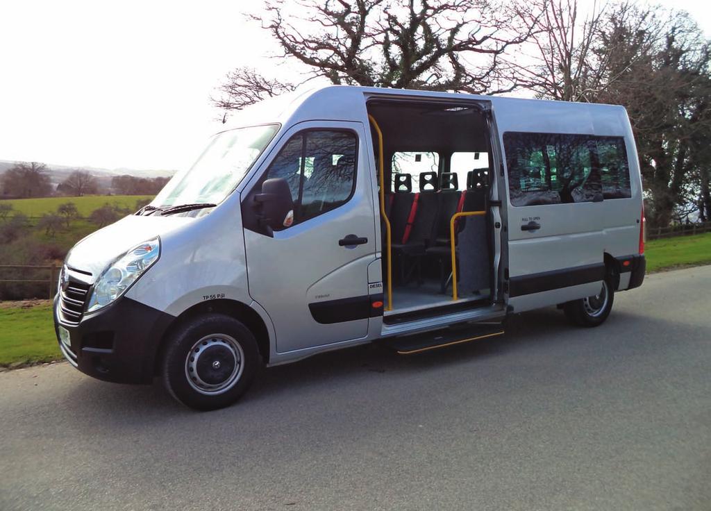 ALSO AVAILABLE AS AN AUTO HEADRESTS FITTED AS STANDARD THE MINIBUS YOUR STAFF CAN DRIVE ON