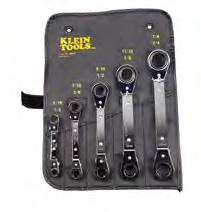 Wrenches Ratcheting Box Wrenches 5-Piece Ratcheting Box Wrench Set Additional Features: Ratcheting box wrenches in vinyl roll-up pouch Wrenches flip over to reverse ratchet Set Contains 68221 1.5 lbs.