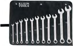 Wrenches Combination Wrenches 7-Piece Combination Wrench Set - Metric 68500 Set Contains 1.2 lbs. (0.