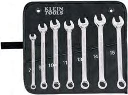 5 mm) 7-1/2" (190.5 mm) Box End Point Includes pouch with marked pockets for each wrench. Individual wrenches sold separately. 68500 11-Piece Combination Wrench Set - Metric 68502 Set Contains 2.