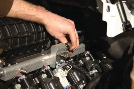 Ensure that the fuel line is pushed all the way on.