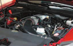 217. Start the vehicle for 5 seconds and shut off, once again check for fuel leaks and supercharger belt alignment.
