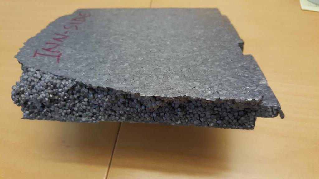 Particle foam material - closed cell material