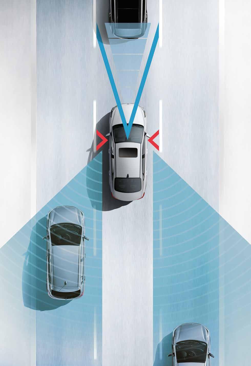 KIA.CA/FORTE DRIVING ASSISTANCE Helping you REMAIN CENTRED amid the chaos of life LANE KEEPING ASSIST* 1 alerts when your vehicle gets close to lane markers, and can apply corrective adjustments to