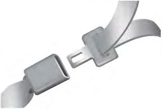 Seatbelts The seatbelt system consists of: Lap and shoulder seatbelts. Shoulder seatbelt with automatic locking mode, (except driver seatbelt).
