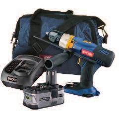 auxiliary handle, tool bag One Plus Kits 13mm keyless chuck with overmould Automatic spindle