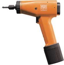 FEIN ACCUTEC Screwdriver! ACCUTEC screwdriver up to 7 Nm ASsmd 6 b For soft and hard fastenings Type Current/Voltages V 9,6 Max. torque for soft screwdriving operation, Nm 2-7 approx.