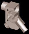 use valve port with integrated directional flow 90