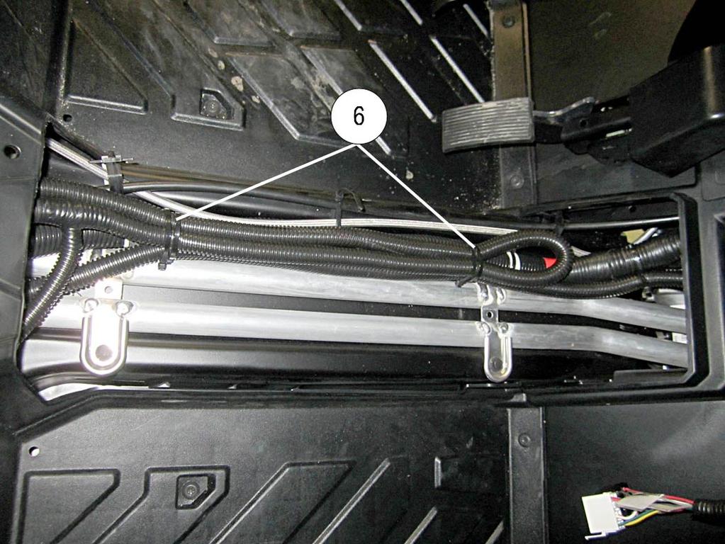 13.Bundle excess wire the drive shaft cover and secure it to the main harness. 4. With the vehicle on the ground, turn key to the ON position and check function of the power steering module.