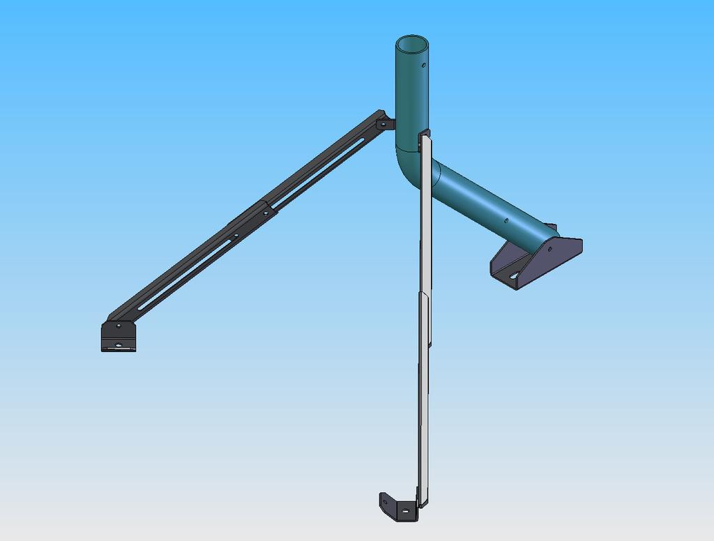 Universal Mast Mount Installation Instructions Mast Pipe Adjustable Leg (2) Base Bracket Universal Mast Mount Assembly SECTION I INTRODUCTION 1.