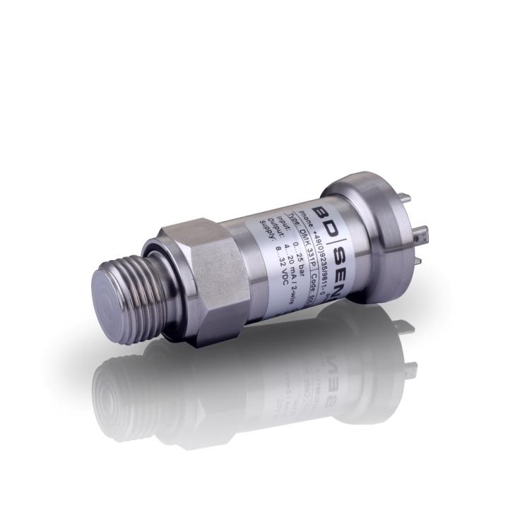 DMK P Industrial Pressure Transmitter Pressure Ports With Flush Welded Stainless Steel Diaphragm accuracy according to IEC 60770: 0.5 % FSO Nominal pressure from 0... 60 bar up to 0.