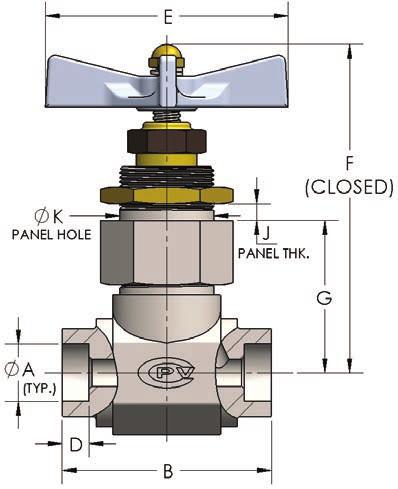 G-Series Valves PS End Connection