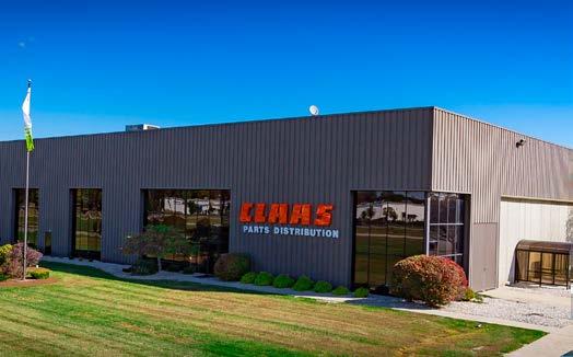 The CLAAS of America Parts Logistics Centers in Columbus, Indiana, and Regina, Saskatchewan, provide world-class parts support throughout North America for all CLAAS