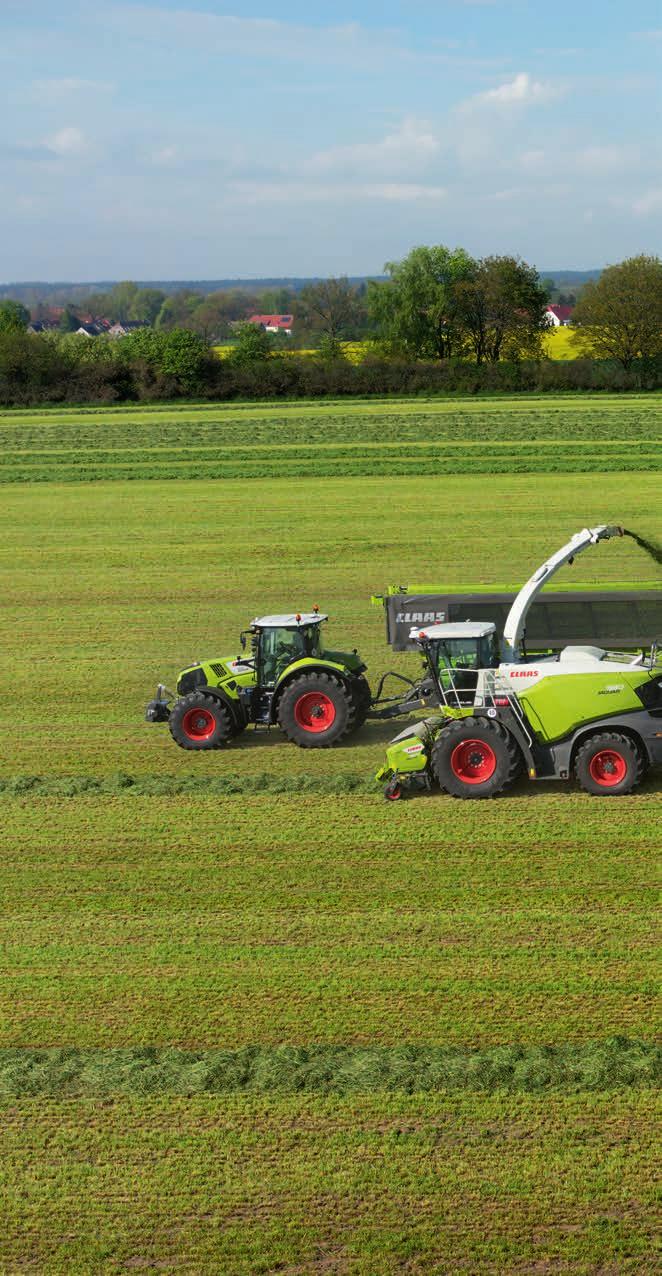 The JAGUAR forage harvester. 900 / 800 Series. Chopping counts. At CLAAS, we work every day to make harvesting a little better.