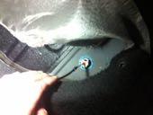 Remove front driver s side kick panel/sill plate by lifting it at the