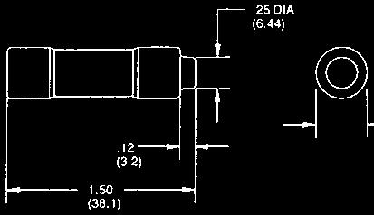 ATMR s rejection dimensions prevent substitution by lesser rated fuses. These fast acting fuses give currentlimiting protection to general circuits.
