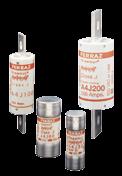 A4J Fast Acting/Class J FOR EXCELLENT CURRENT-LIMITING PROTECTION Volts: 600VAC, 300VDC Amps: 1 to 600A IR: 200kA I.R. AC, 100kA I.R. DC A4J Class J fuses deliver excellent current-limiting protection to a wide variety of applications.