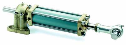 inboard Heavy duty cylinders series Ctd B C Features E A G P F Piston rod in stainless steel for a high corrosion resistance Adjustable base either horizontally or vertically Available in a range of