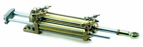 power-assisted inboard steering cylinders series ctb_au Features B C M Cylinder body in brass Piston rod in stainless steel for a high corrosion resistance Adjustable base either horizontally or