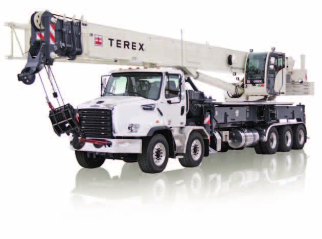 80T capacity class Boom truck crane Datasheet imperial Features 80 ton rated capacity @ 10 ft from center of rotation 126 ft maximum boom length 135 ft
