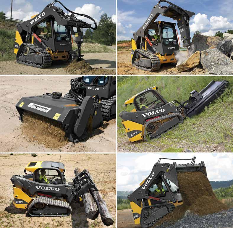 Ultimate tool carrier Even in demanding environments, no job is too tough for the robust Volvo C-Series compact track loader.