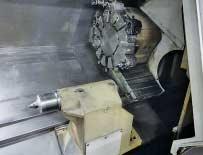 38 Z-Axis, 3,300 RPM Spindle, 40 HP, 12-Position Tool Turret, Jorgenson Chip Conveyor, 4,843 Approx.