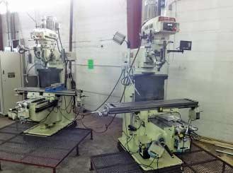 Machines; S/N s 1030515 & N412040359, Table Size: 10 X 54, 5 HP Baldor Super E Motor, 50-3,750 RPM, NST 40 Spindle Taper, Power feed on 3-Axis, Coolant