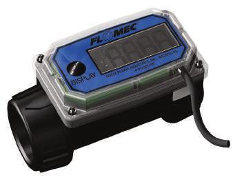 The Economy Series meter is for those who need to know what amount of water is going through the line or hose and only shows total value (not flow rate).