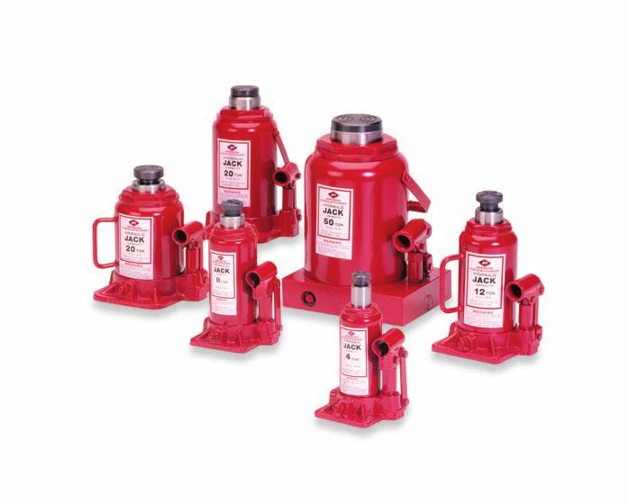 AFF Bottle Jacks are built forge-tough in a wide selection of capacities for automotive, marine, construction, industrial and agricultural applications where the ability to lift, push, spread, bend,