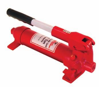 MODEL 802 SHOP EQUIPMENT 4 TON HAND PUMP MODEL 814-40 Develops up to 10,000 psi pressure with overload protection 16 cu. in.