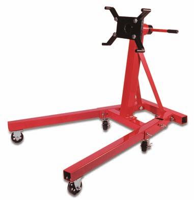 All AFF Engine Stands include a 360 rotating head which efficiently puts the engine in the optimal work position, rugged full swivel casters