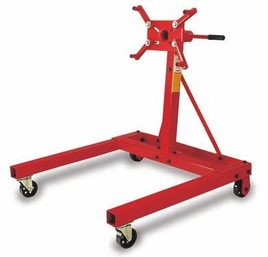 CAPACITY FOLDING ENGINE STAND MODEL 578 Stable V base design One ton capacity for heavy-duty applications Folds to fit in compact storage