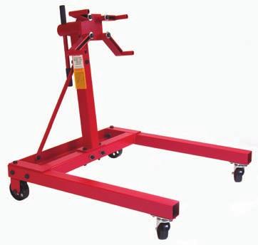 CAPACITY ENGINE STAND MODEL 573A U base design for additional stability Convenient tool or parts tray MODEL 574 SHOP EQUIPMENT 1250 LB.